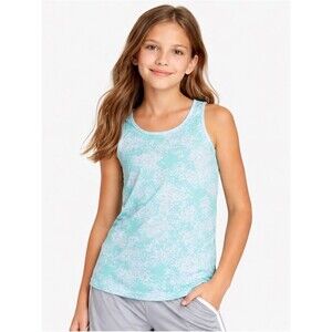 Avia Girls Aqua Blue Workout Sport Tank Top XL 14/16